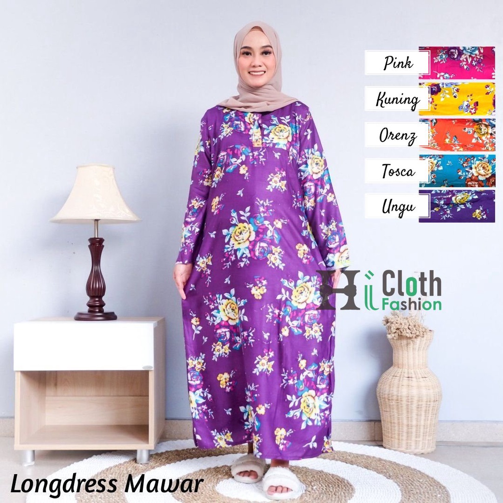 daster muslim | longdres baju santai panjang