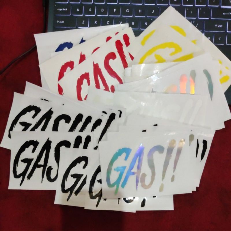 STICKER CUTTING GAS!!, MONSTER MURAH