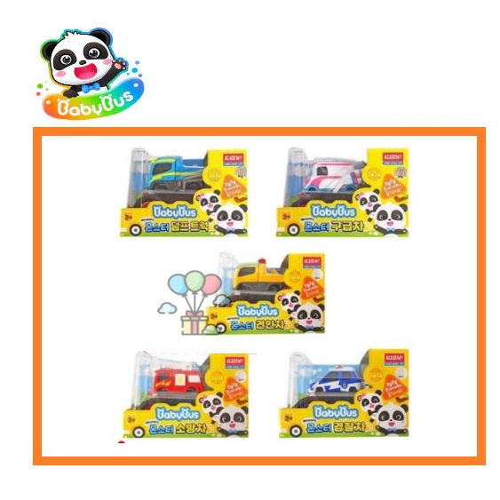 Toys Store -  Mainan mobil Monster Truck Babybus Police Car Truck Fire truck Tow