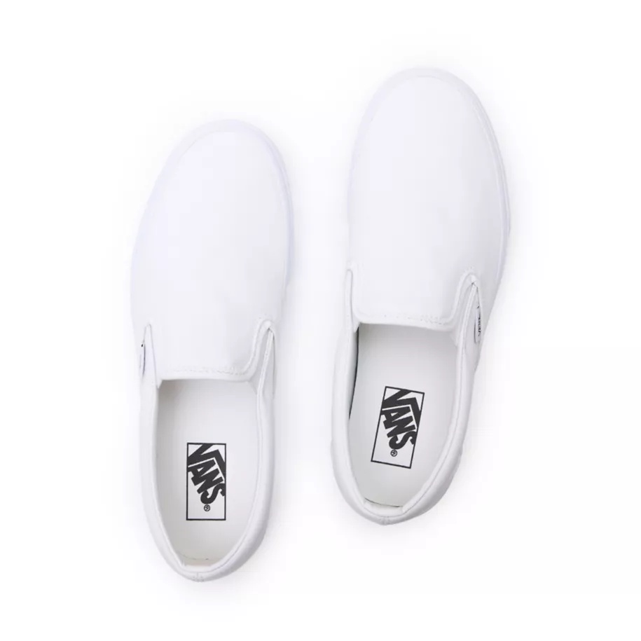 SALE DISKON! V4NS SLIP-ON TRUE/WHITE CLASSIC 100% ORIGINAL BNIB