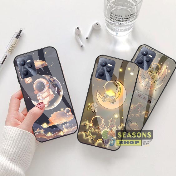 [Realme C35] Softcase Kaca Realme C35 - Softcase Glass Glitter Realme C35 - Softcase Realme C35 - Ca