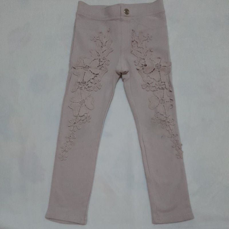 PRELOVED LEGGING ANAK BORDIR "H&M"