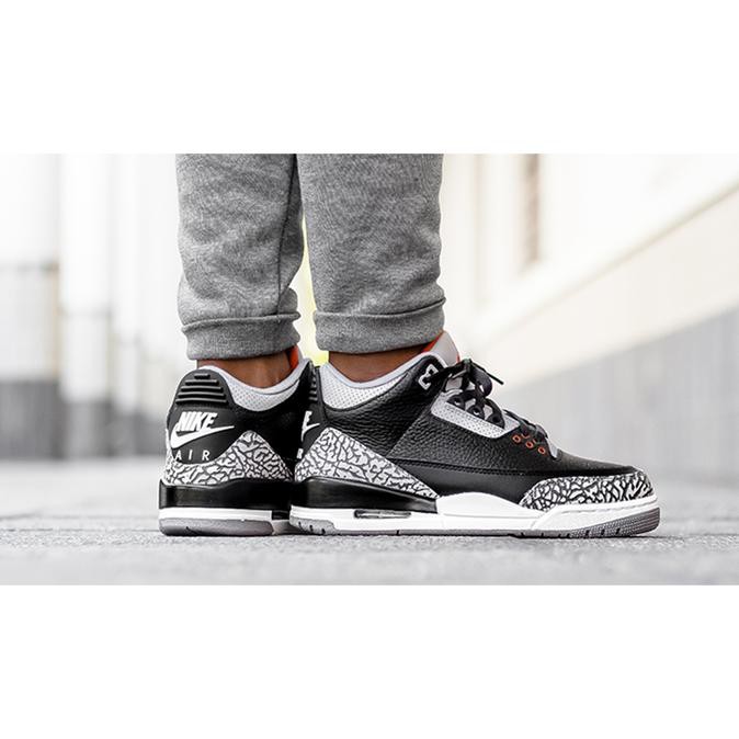 Sale Air Jordan 3 Retro Black-Cement