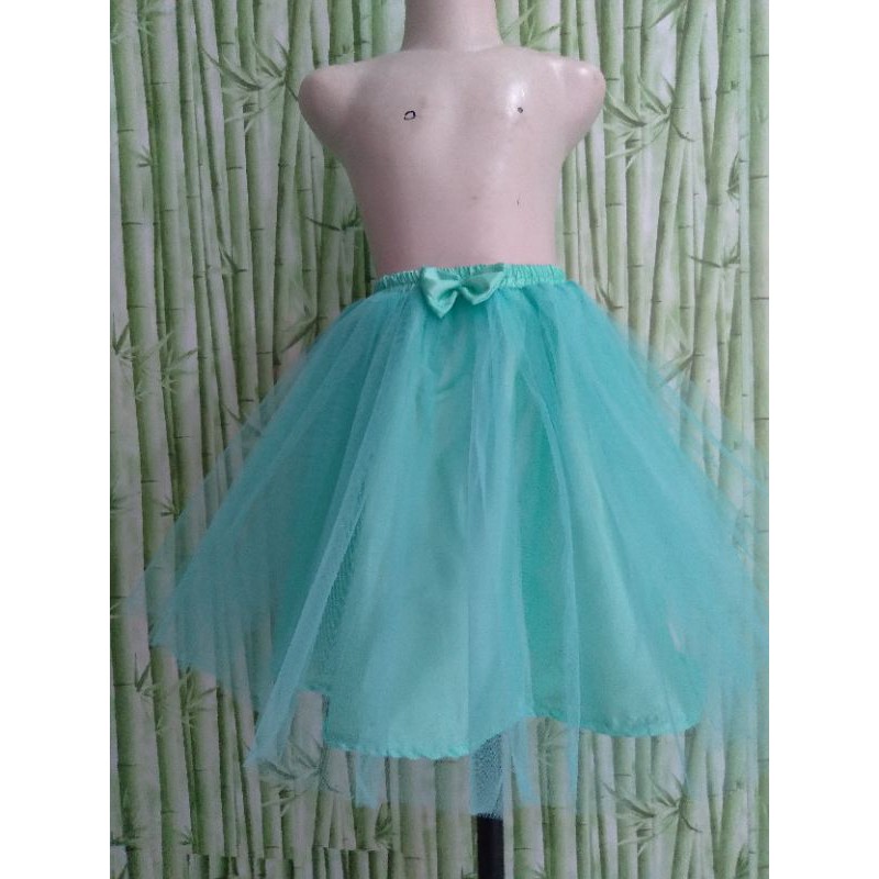 Rok tutu anak warna mint / hijau tosca