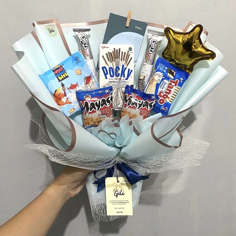 

Snack Bouquet / Buket Cemilan