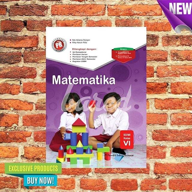 Jual Pr Matematika Sd Kelas 6 Kurikulum 2013 Intan Pariwara Indonesia Shopee Indonesia