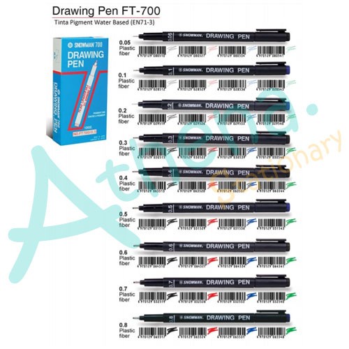 

Drawing Pen / Pena Snowman FT-700