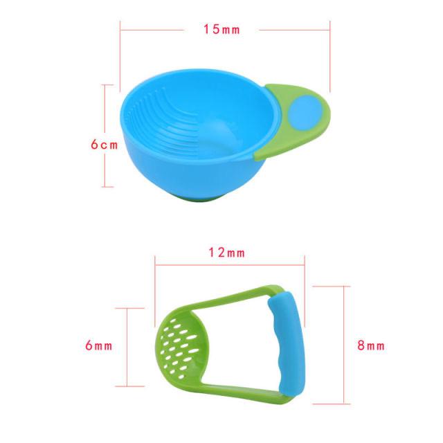 Baby food grinder / food maker mangkok penggiling penghalus makanan bayi saringan