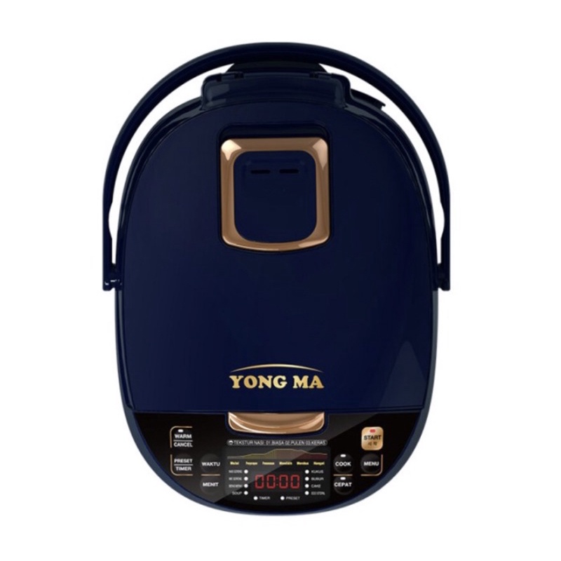 NEW Yong Ma SMC 7047N Magic Com Digital 2 Liter 11 Fungsi Navy Blue