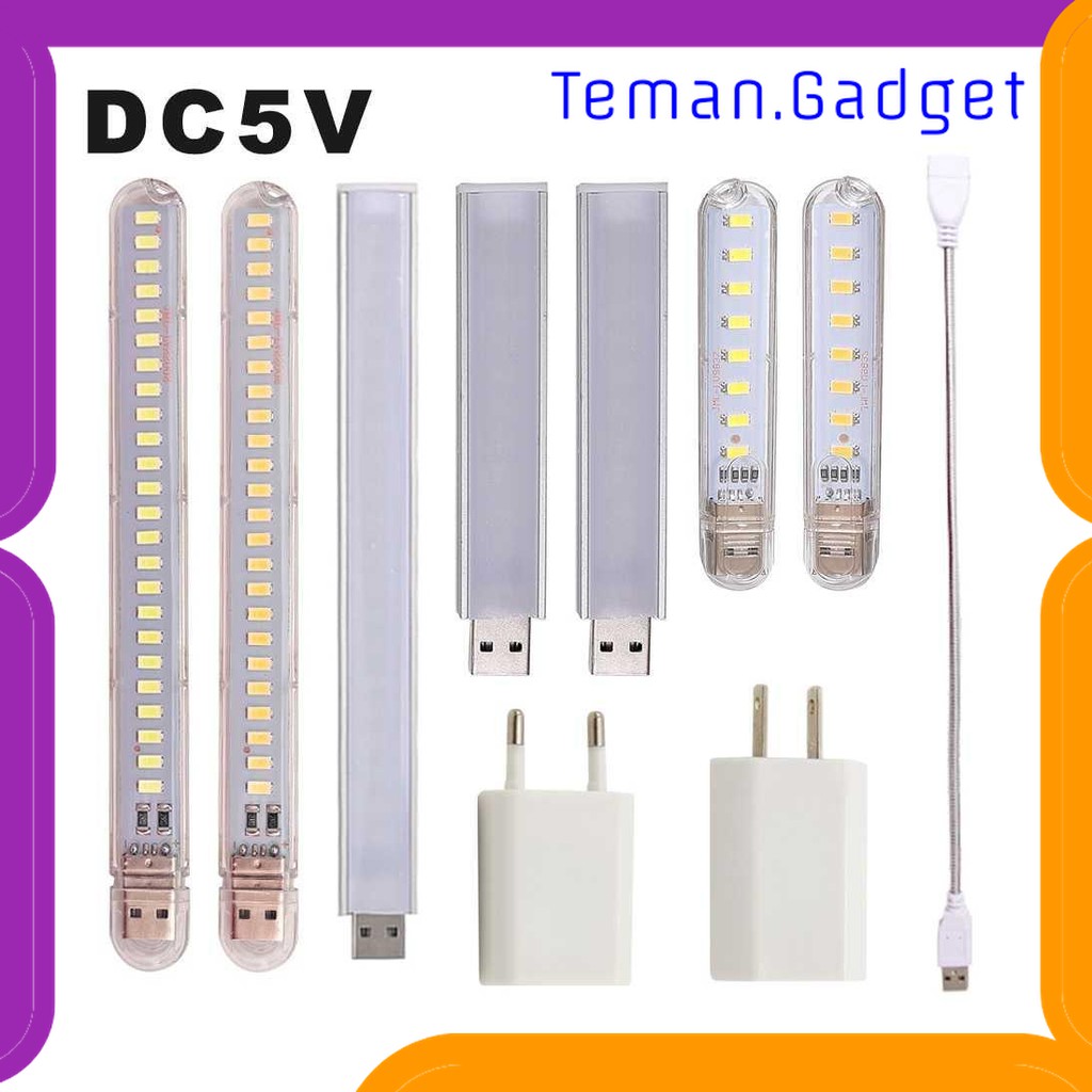 TG-DG039 ZHMZH LAMPU BELAJAR LED STRIP PORTABLE USB 24 LED 12W - SMD573