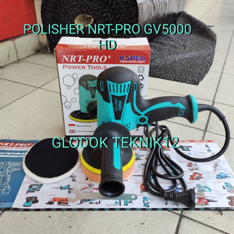 Mesin Poles NRT-PRO GV5000HD - Polisher 5 Inch