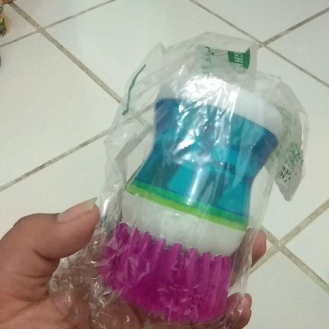 Alat Sikat Panci Inovatif Dengan Dispenser Sabun Cair Praktis Alat Bersih Panci Piring Wastafel