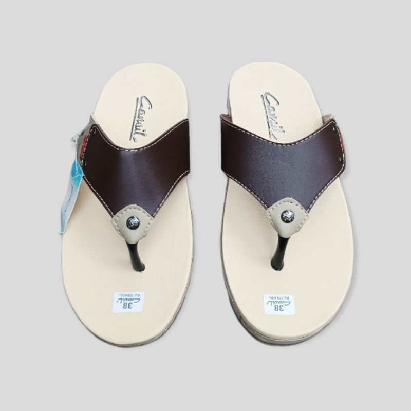 SANDAL KULIT PRIA / SANDAL PRIA  FASHION / SANDAL JEPIT PRIA CONTINO