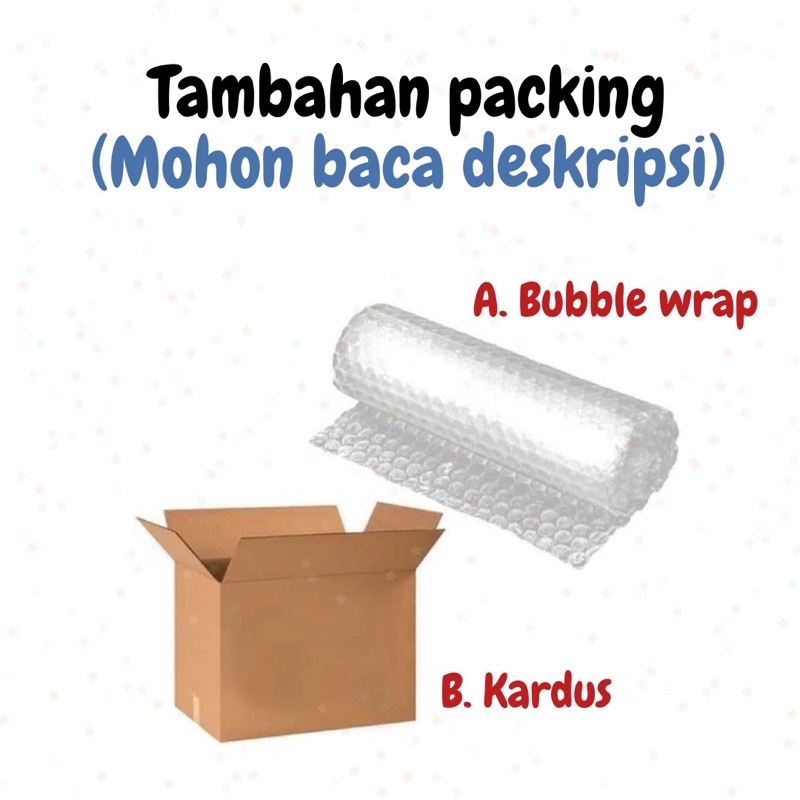 

TAMBAHAN PACKING KARDUS & BUBBLE WRAP