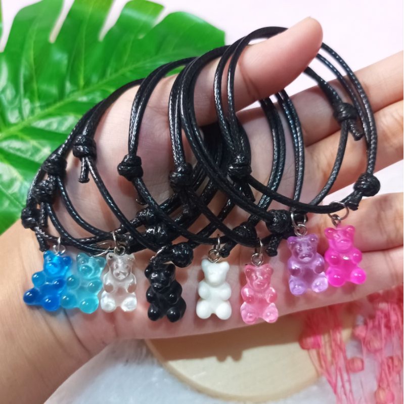 GELANG MANIK BERUANG PERMEN SODA / GUMMY BEAR BRACELET, •BEPINK OFFICIAL•