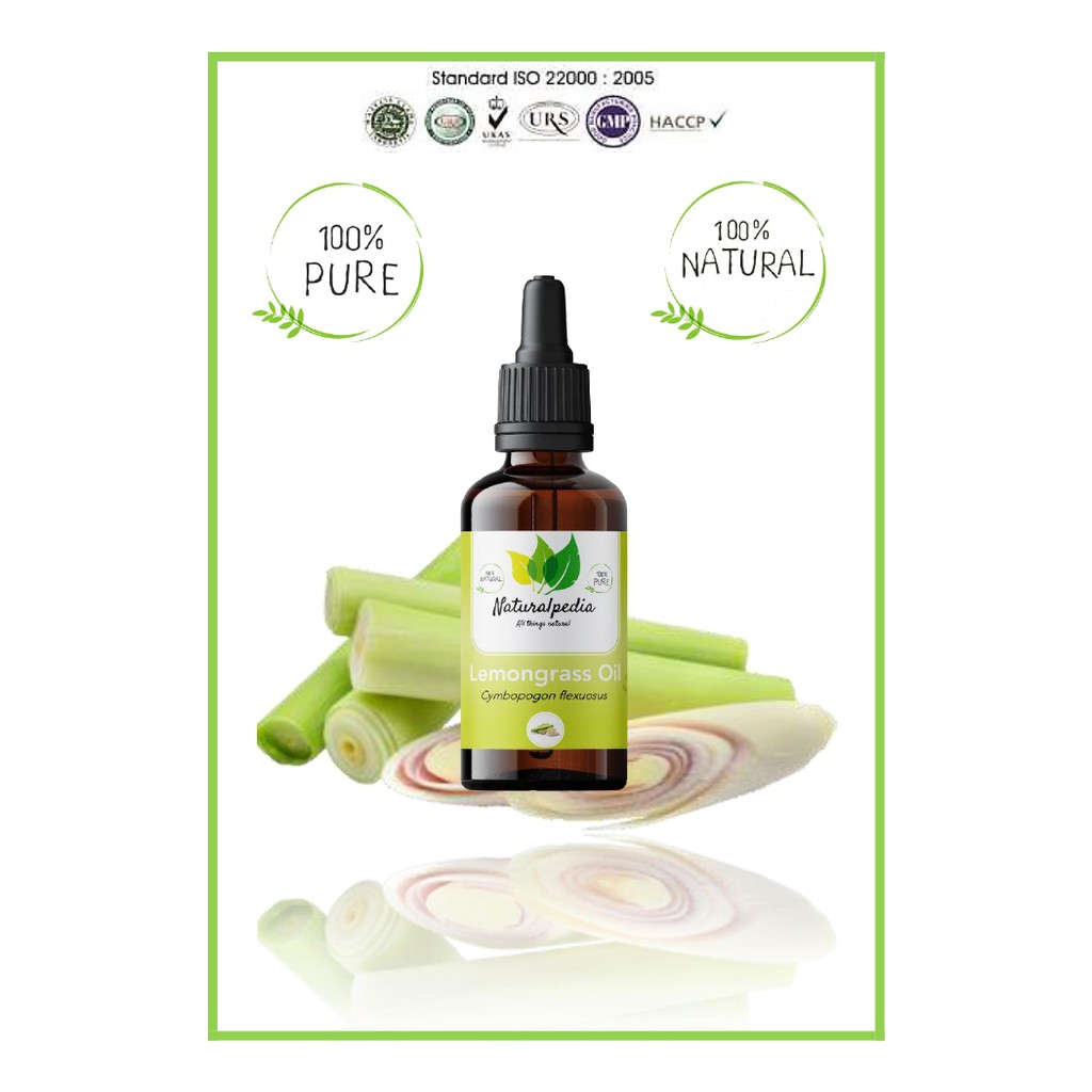 Pure Lemongrass Essential Oil / Minyak Esensial Atsiri Serai Sereh Murni 30ml