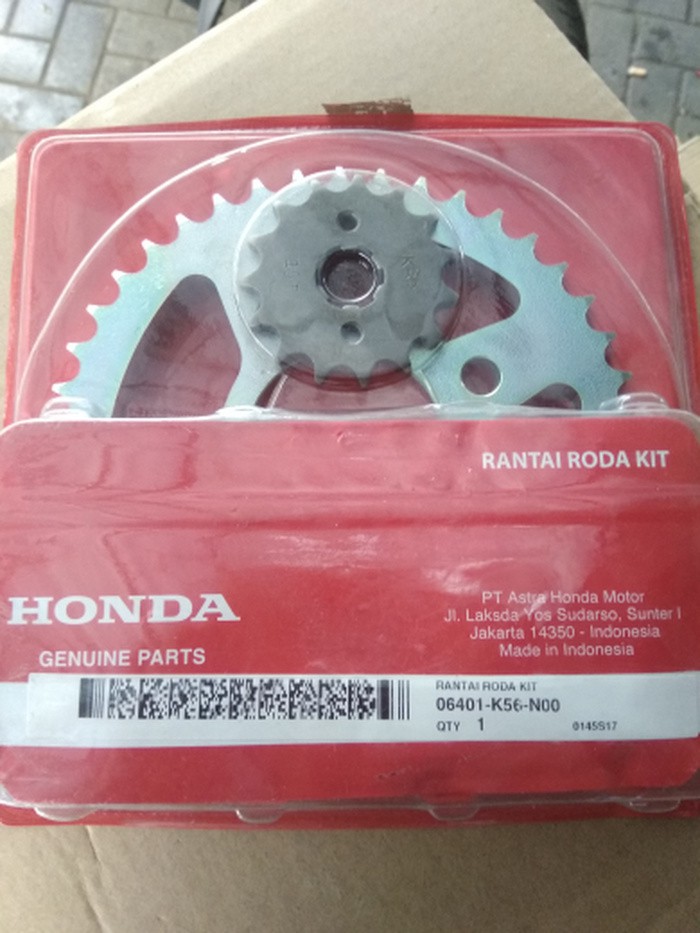 (Gear Paket) Gearset Sonic 150 Carbu AHM (Asli Honda)