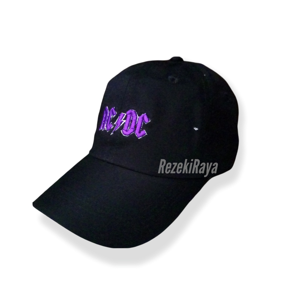 Topi Remaja Bordir ACDC Kekinian Trending Topi BAseball Distro Murah