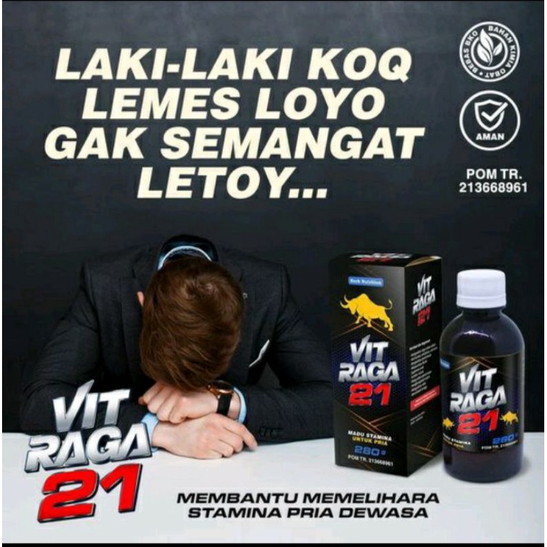 Vit Raga 21 Madu Stamina BPOM Original (280gr)