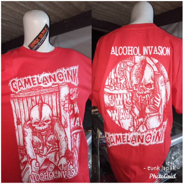 Kaos Gamelanoink Alcohol Invasion