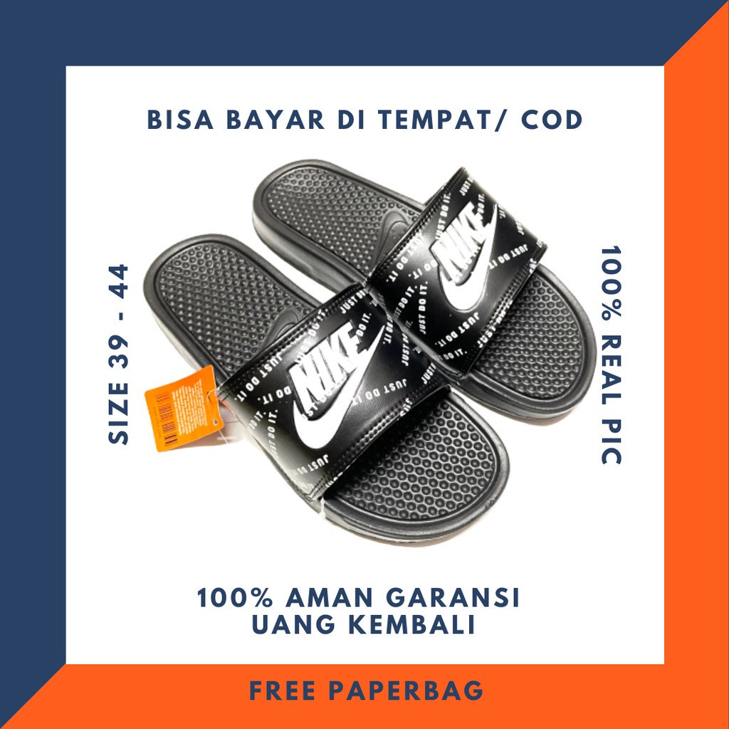 Sandal | Sendal Slide Selop Slop on Karet Nike Pria Wanita | C15