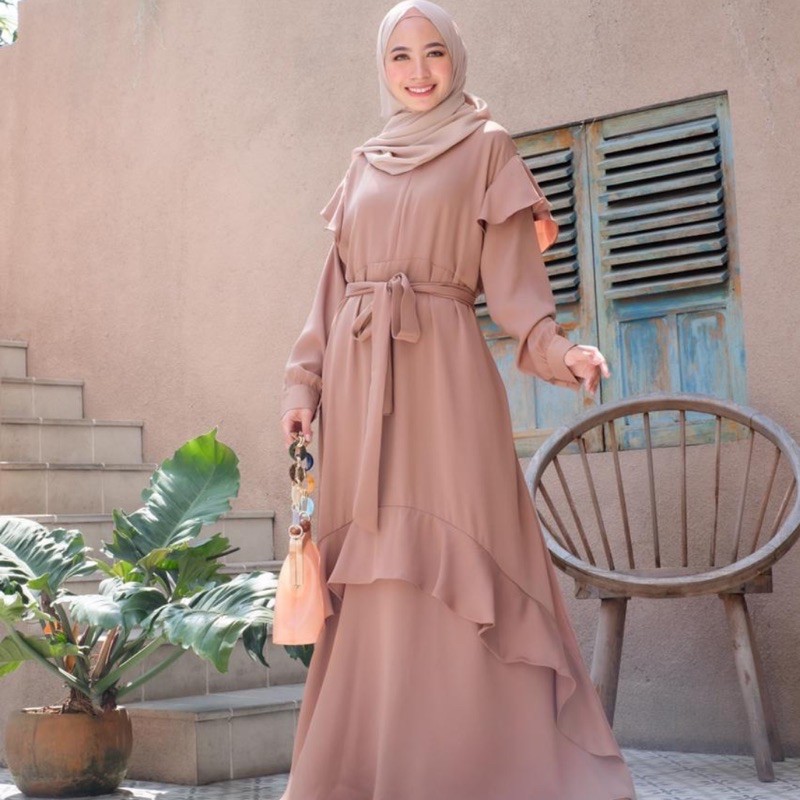 Aretha - Zavira Dress Muslim /Dress Wanita/ Gamis Wanita/ Gamis Syar'i/ Gamis Busui