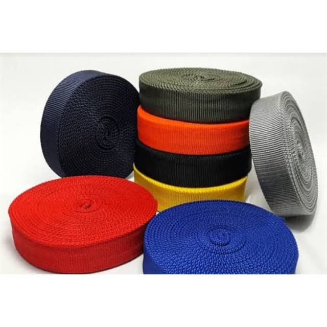 Tali Webbing Terbaru Tebal 2mm Lebar 2.5cm