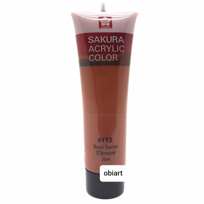 

Gramedia Banjarmasin - Sakura Acrylic 20ML Burnt Sienna (Opaque) #112