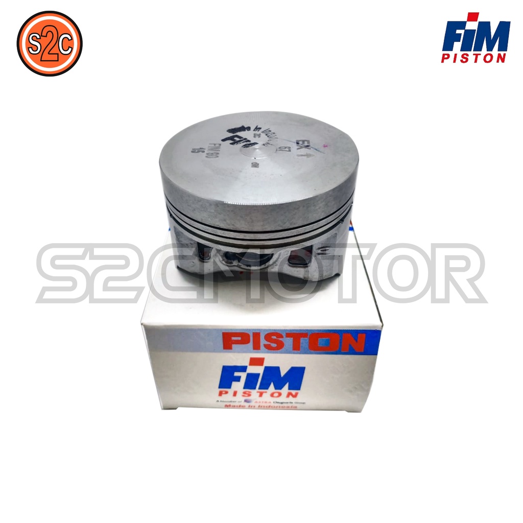 PISTON KIT MODIF MENTAH CUSTOM DOME FIM90 PIN 15 MIO TIGER MEGAPRO GL PRO 65.5 SAMPAI 68-1