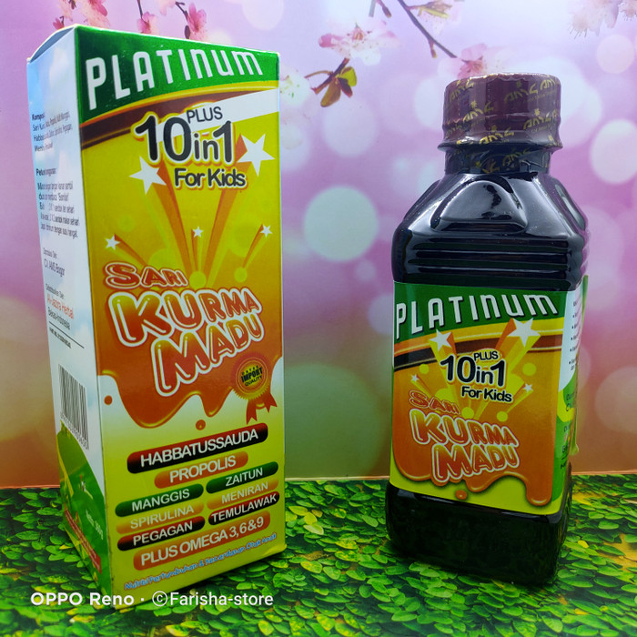 

SARI KURMA MADU PLATINUM 10 in 1 FOR KIDS 360g AL-JAZIRA Original