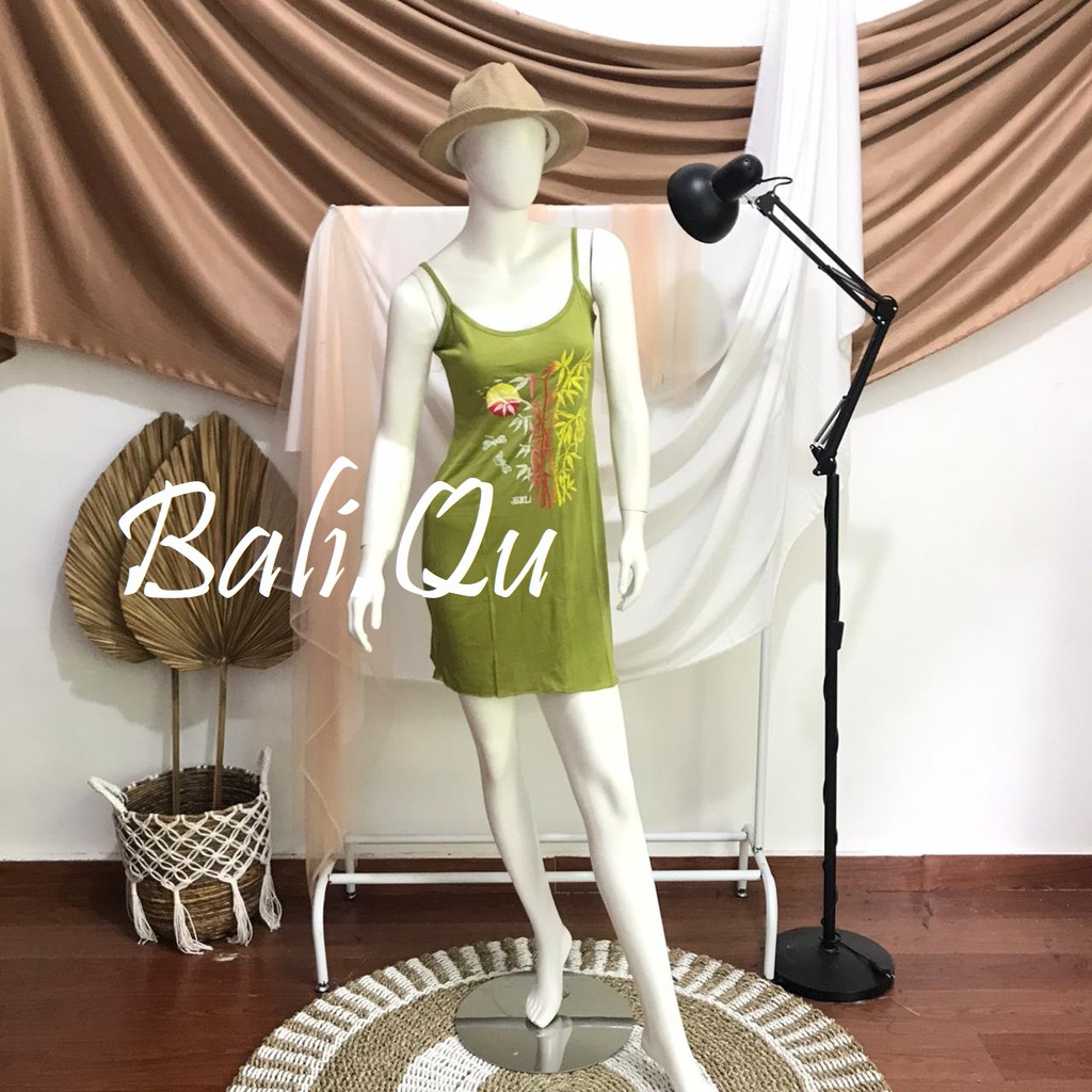 Daster  Tali Satu Sablon Bambu Bali-ARMY