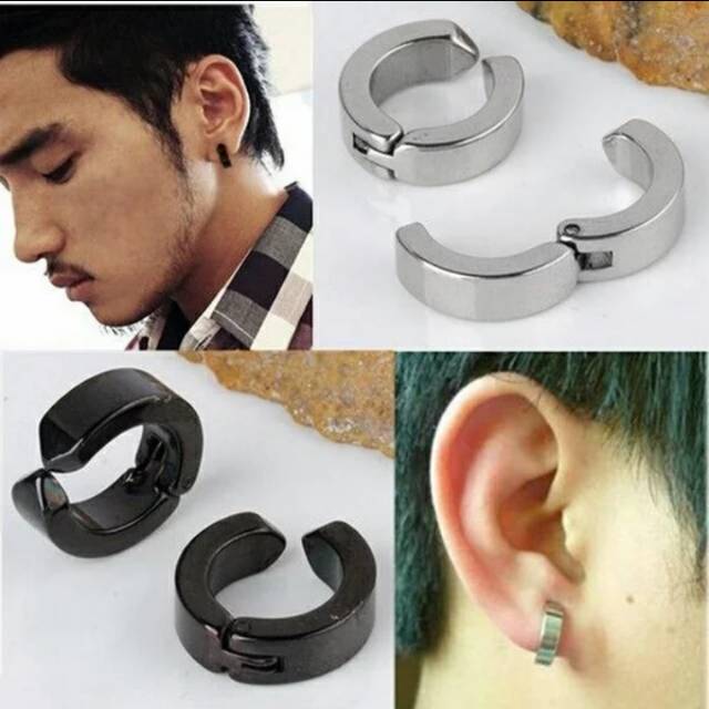 Tindik Pria Fake Piercing / Tindik Palsu Titanium