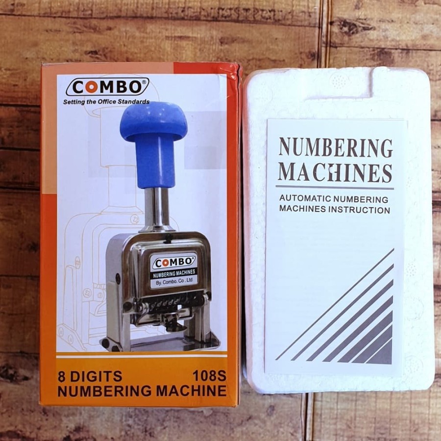 

Numerator 8 Digits - Numbering Machine 8 Digits 108s Merek Combo