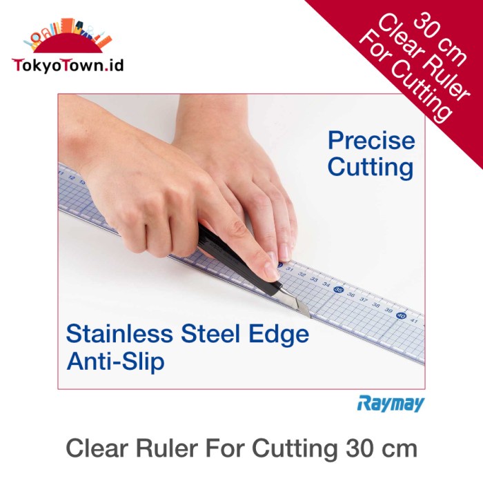 

Dijual Clear Ruler For Cutting 30Cm Sale!!!