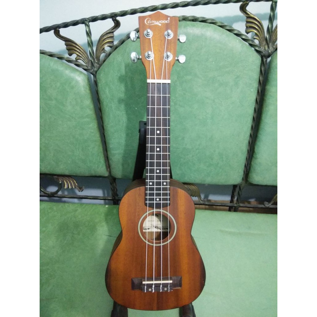 Ukulele Soprano Original Camwood Warna Brown Full Set Jakarta Murah