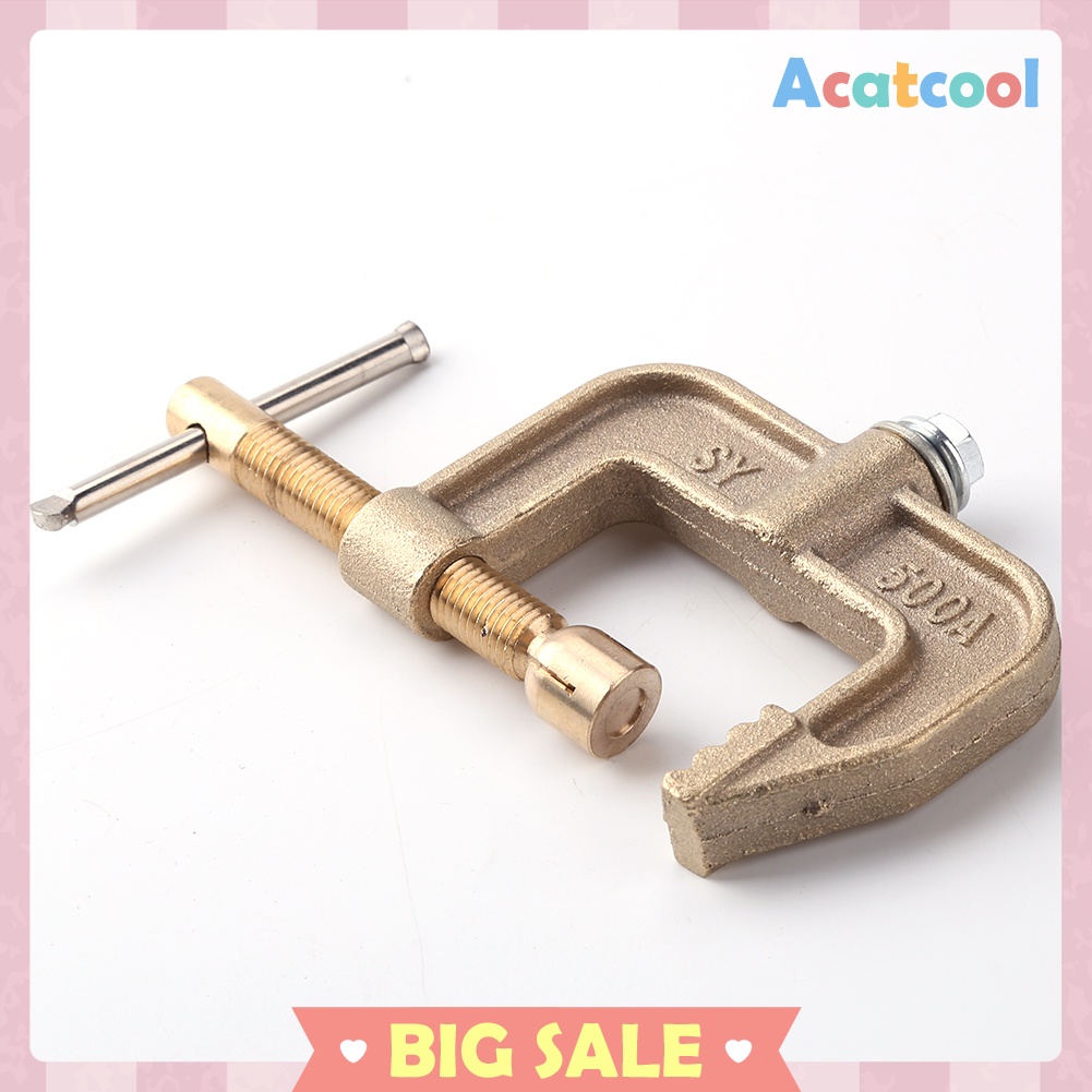 Electric Welding Machine G-shaped Copper 500A High Power Ground Earth Clamp