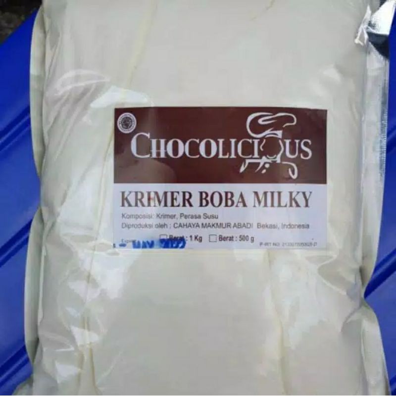 

KRIMER BOBA MILKY CHOCOLICIOUS 500 GR