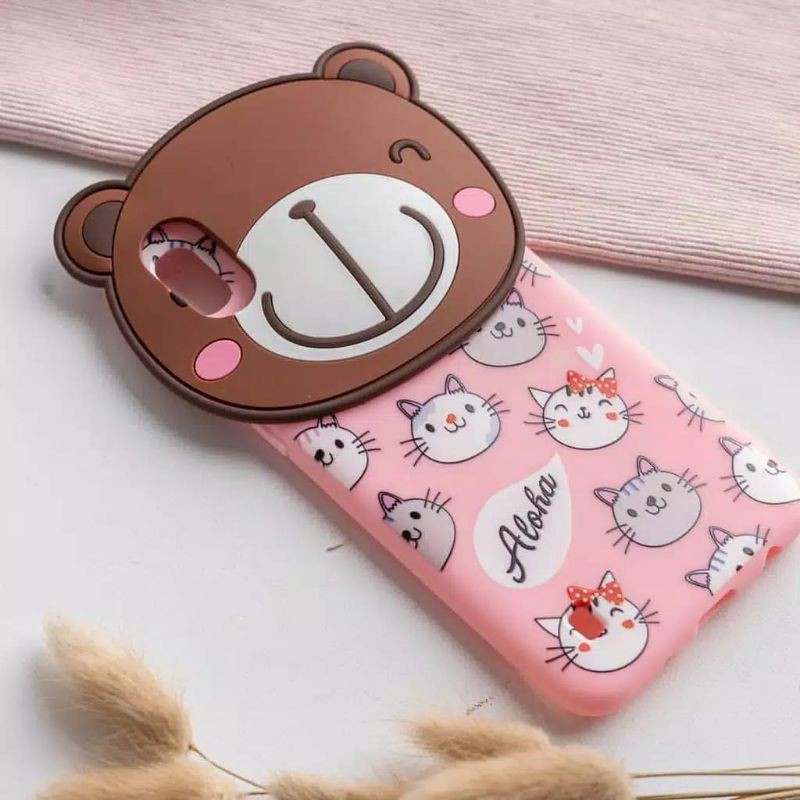 3D Rubber Case  Lucky Cat Series REALME