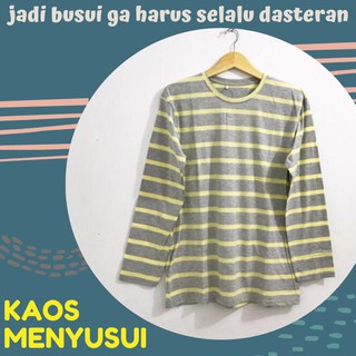  BAJU  BUSUI KAOS  MENYUSUI WANITA LENGAN  TANGAN PANJANG  