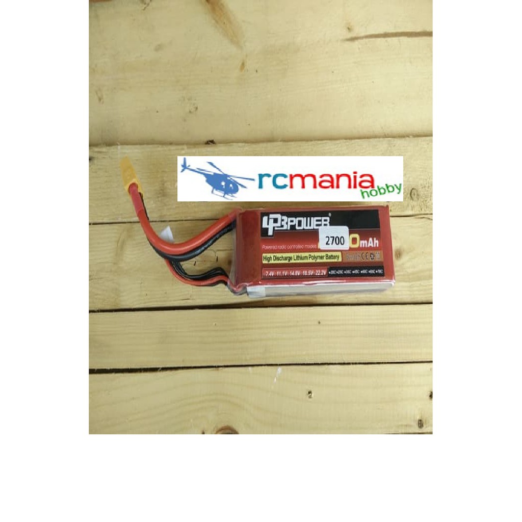 LPB 2700mah 3S 11.1V 45C Li-Po Battery - RCmania Hobby