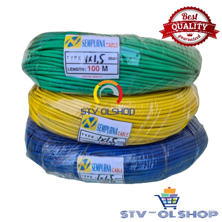 Kabel Serabut 1 X 1,5 mm 100 Meter Tembaga / Kabel Tunggal 1,5mm