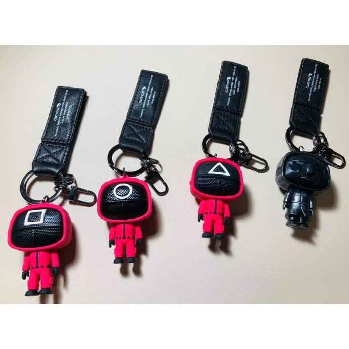 

~~~~~] ID card holder squid game 3 slot / keychain /gantungan kartu/name tag