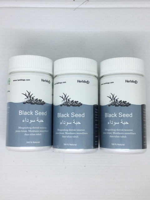 Herbilogy Black Seed (Jintan Hitam/Habbatussauda) Capsule -60 Capsule