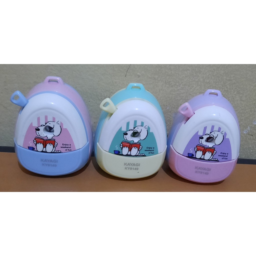 

Serutan Rautan Meja/ Putar/ Duduk Fancy Kayagi Model Tas
