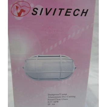 Ball Ice Hitam Damproof Lamp Alumunium/Lampu Dinding E27 60W OKE