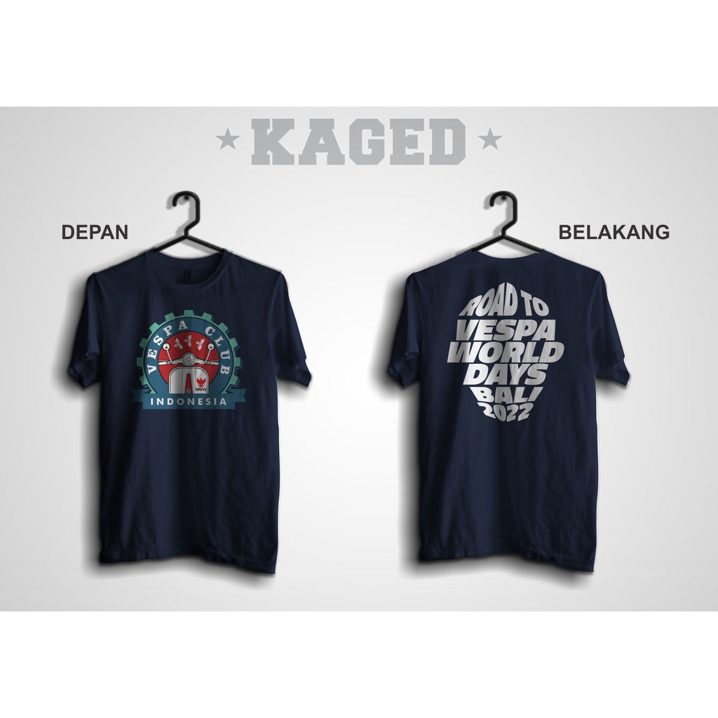KAOS VESPA WORLD DAY 2022 KAOS VWD 2022 KAOS VESPA KAOS ACARA VESPA  #WARNADONGKER