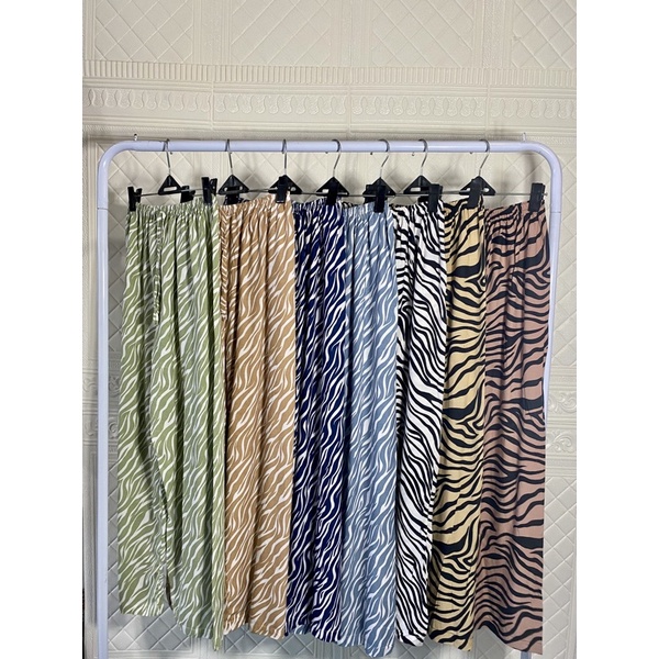 CELANA KULOT PANJANG WANITA TALI POLOS & MOTIF A031-1