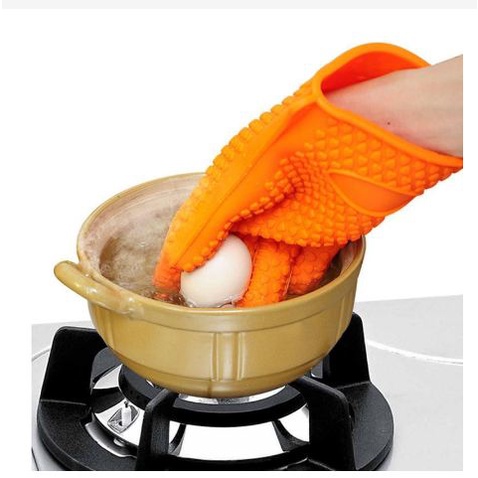 [TOSERBA_EMAK] - Sarung Tangan Silikon Anti Panas Heat Resistance Kitchen Glove 1 Pcs