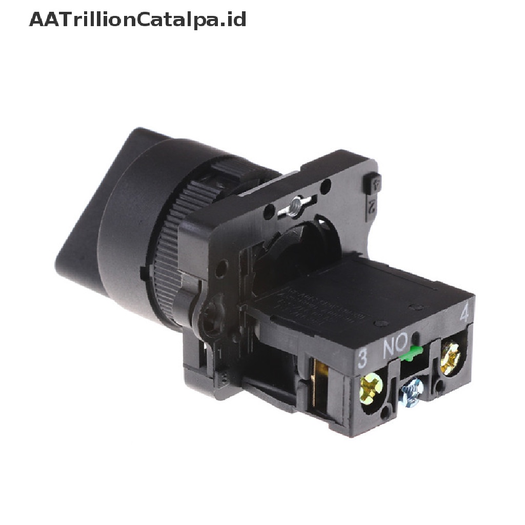 (AATrillionCatalpa) Saklar Switch On / Off 2 Posisi 1 NO 10A 600V AC XB2-ED21 EJ21