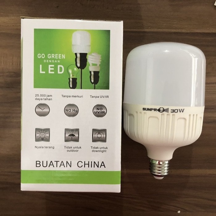 Lampu LED Tabung Sunpro 30Watt Besar Terang Hemat Energi